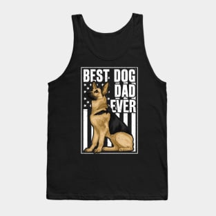 Best Dog Dad Ever German Shepherd Tank Top